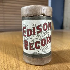 Edison Cylinder Record Make A Noise Like Hoop Roll Away Harlan Collins Untested