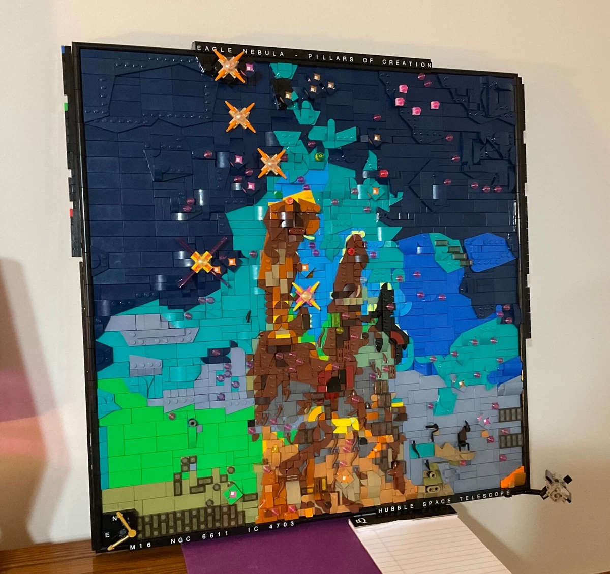 LEGO Art Pillars of Creation 3D Mosaic Sculpture eBay