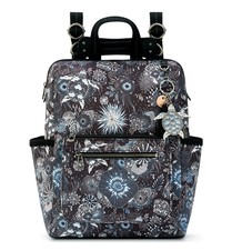 Womens Ecotwill Laptop Compartmen Loyola Backpack In Eco Twill Convertible Purse