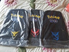 TEAM MYSTIC VALOR Pokemon GO 19 BLACK Padded ...