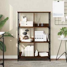 Image of Bookshelf Brown Oak 78.5x33x117.5 cm Engineered Wood vidaXL