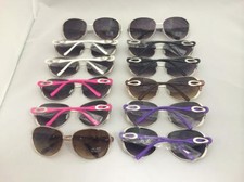 E1026 FASHION WOMEN SUNGLASSES WITH METAL FRAME Wholesale 12 Pair