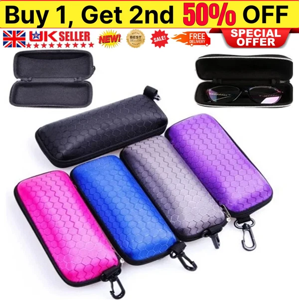 Portable Eyewear Cases Cover Sunglasses Hard Case For Women Men Glasses Box New