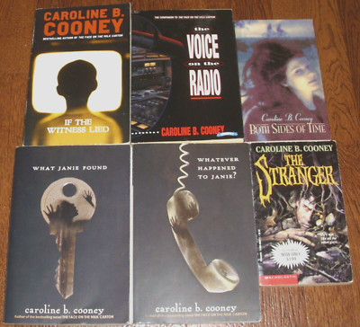 CAROLINE COONEY lot of 6 Young Adult/Teen ~ HORROR/THRILLER PBs *Free Shipping!