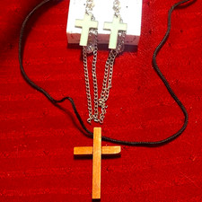 Lovely Cross Necklace AND Earring Lot