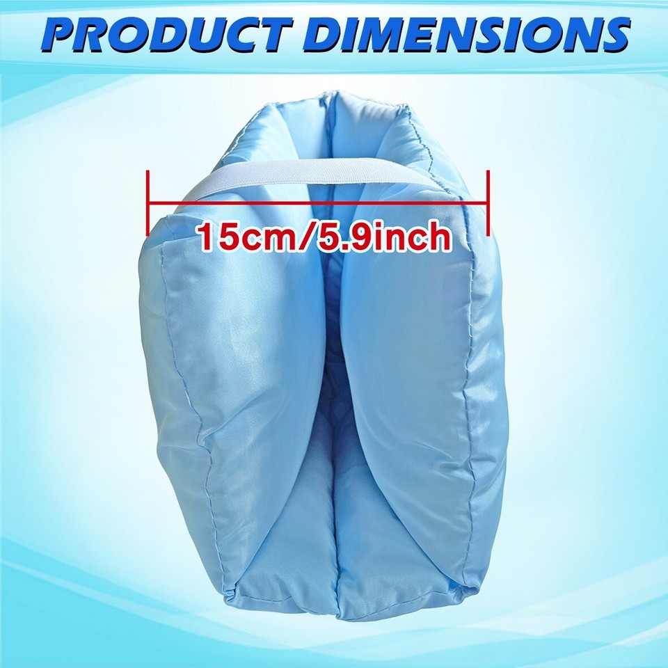 2x Heel Ankle Foot Pillows Boots for Elderly Bedridden Pressure Ulcer