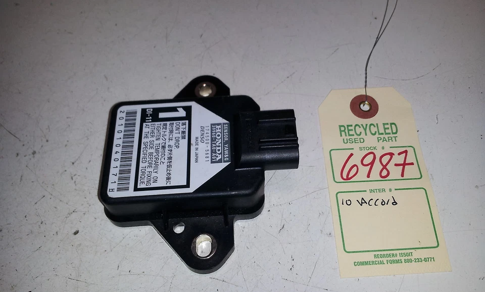 2010 Honda Accord YAW Rate G Sensor OEM 39960-TA0-A01 #6987 - Image 2 of 4