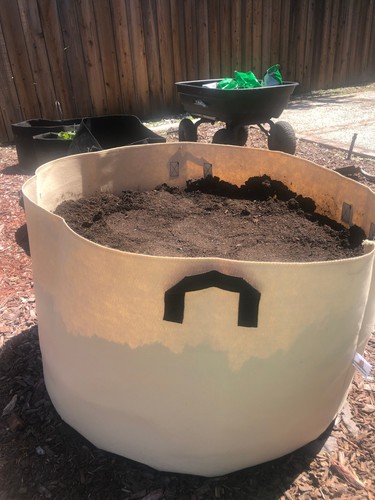 50-Gallon Fabric Grow Bags, Grow Pot, Raised Bed - Tan Color (3 or 6), NEW - Picture 5 of 16