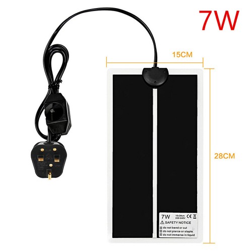 Reptile Vivarium Heat Mat Heating Warm Heater Pad With Thermostat