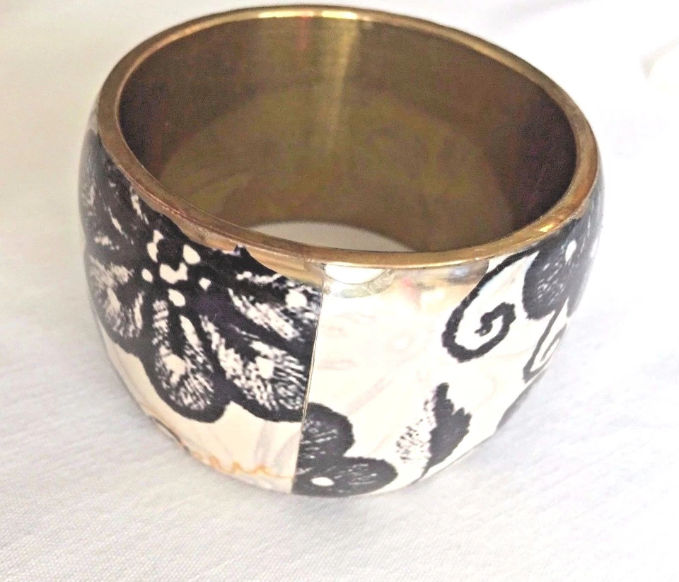 IMAN Global Chic Bold Statement 花手镯 复古 — 第 3/4 张图片