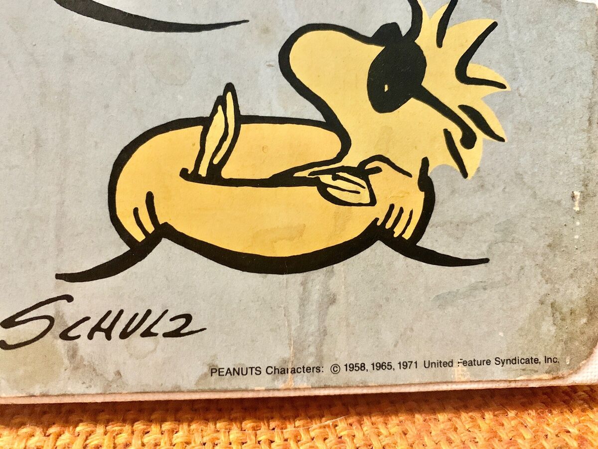 Vintage 1971 Schulz Peanuts Charlie Brown Snoopy Woodstock Vintage 1971 Schulz Peanuts Charlie Brown Snoopy Woodstock