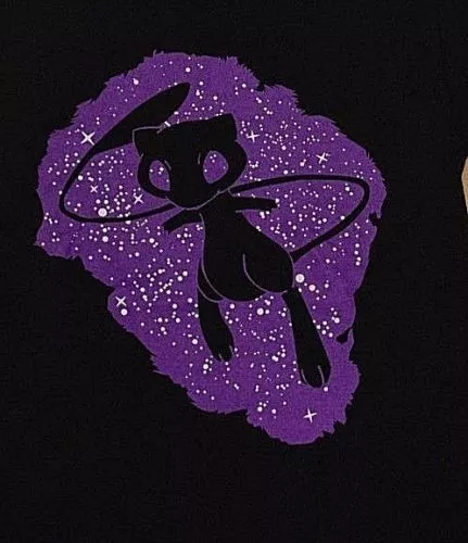 Mew Space Pokemon Graphic T-Shirt S M L XL 2XL Mewtwo Black Grey White - Picture 5 of 10