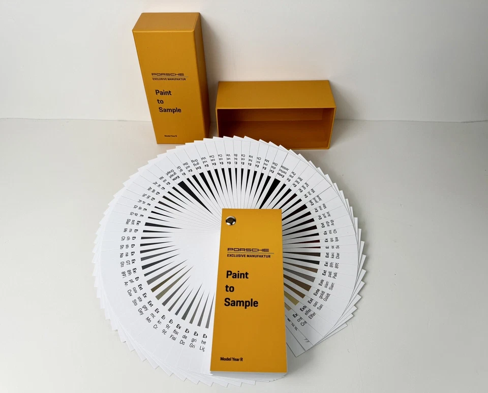 Color Mazzetta PORSCHE PTS 2023 Pain to sample GT3 Turbo RAR Kunden brochure - Image 4 of 4