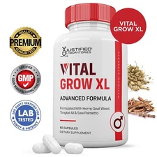 VItal Grow XL for Men Advanced Formula 1484MG Pills Vitamin Supplement