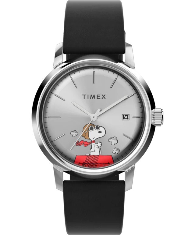 New Timex Marlin® Automatic x Peanuts Snoopy Flying Ace TW2W49600
