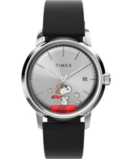 New Timex Marlin® Automatic x Peanuts Snoopy Flying Ace TW2W49600 Watch
