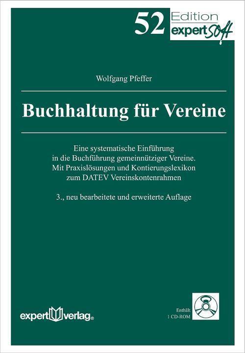 Thumbnail - Wolfgang Pfeffer / Buchhaltung Für Vereine / 9783816933052