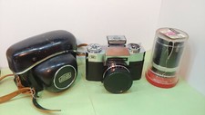 Zeiss Ikon Contaflex 126 w/ 2 lenses Tessar 45mm F/2.8  135mm F4 75873