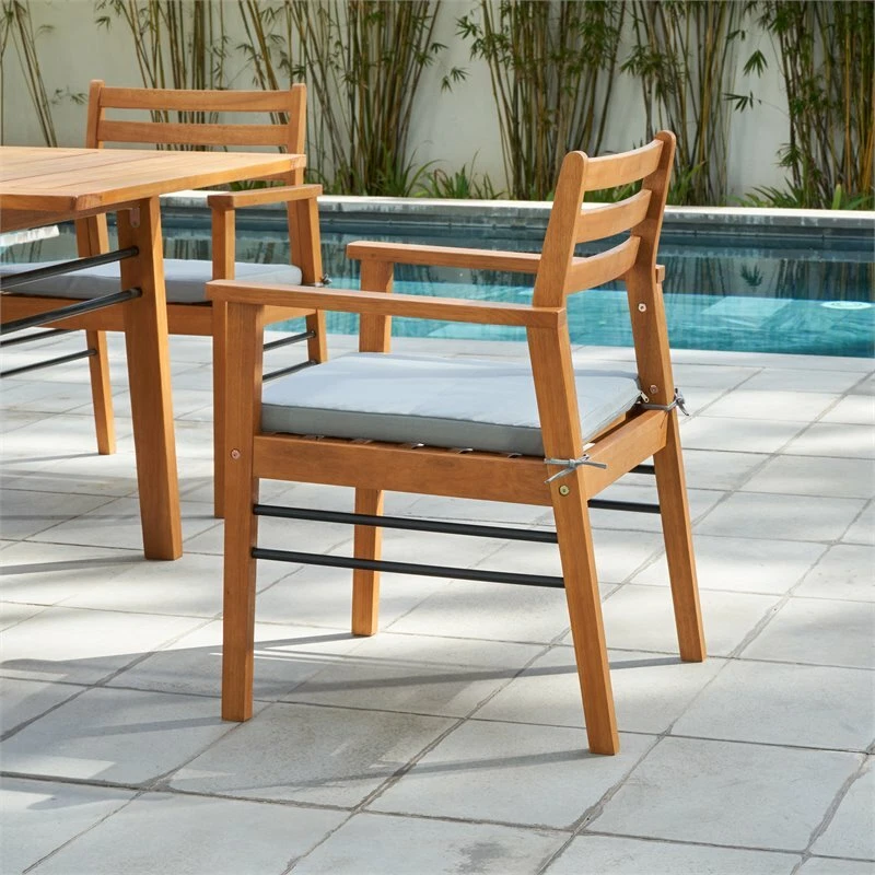 Vifah outdoor wood folding bistro chairs hot sale