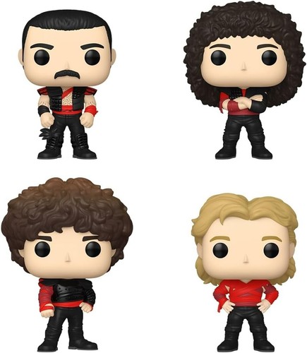 Funko Pop! Rocks Queen 4-Pack – Freddie Mercury Brian May Deacon Taylor NEW - Picture 6 of 6