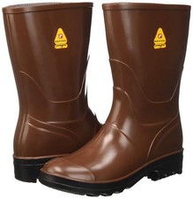 STIVALI PLUVIALI STIVALE TRONCHETTO BASSI IN GOMMA RONTANI forest MARRONE SCARPA