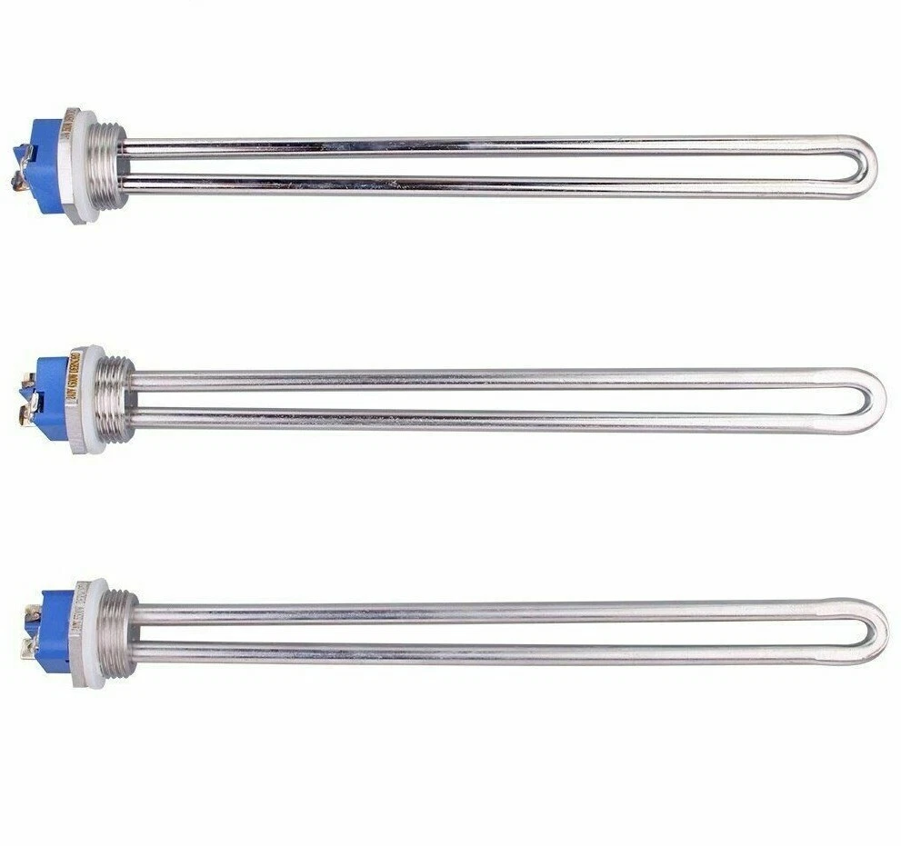 U Tubular Water Heating Element For Boil Home Brew Immersion Heater 1''  Thread | eBay