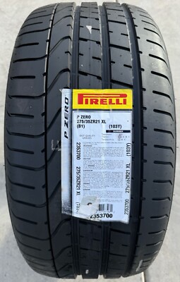 FOUR BRAND NEW 275/35ZR21 Pirelli P Zero Tires For Bentley & Audi