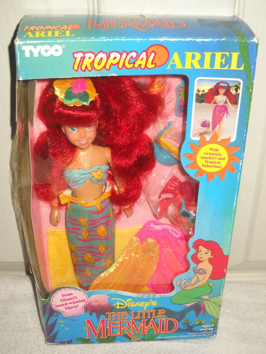 5874 NRFB Vintage Tyco Disney the Little Mermaid Tropical Ariel