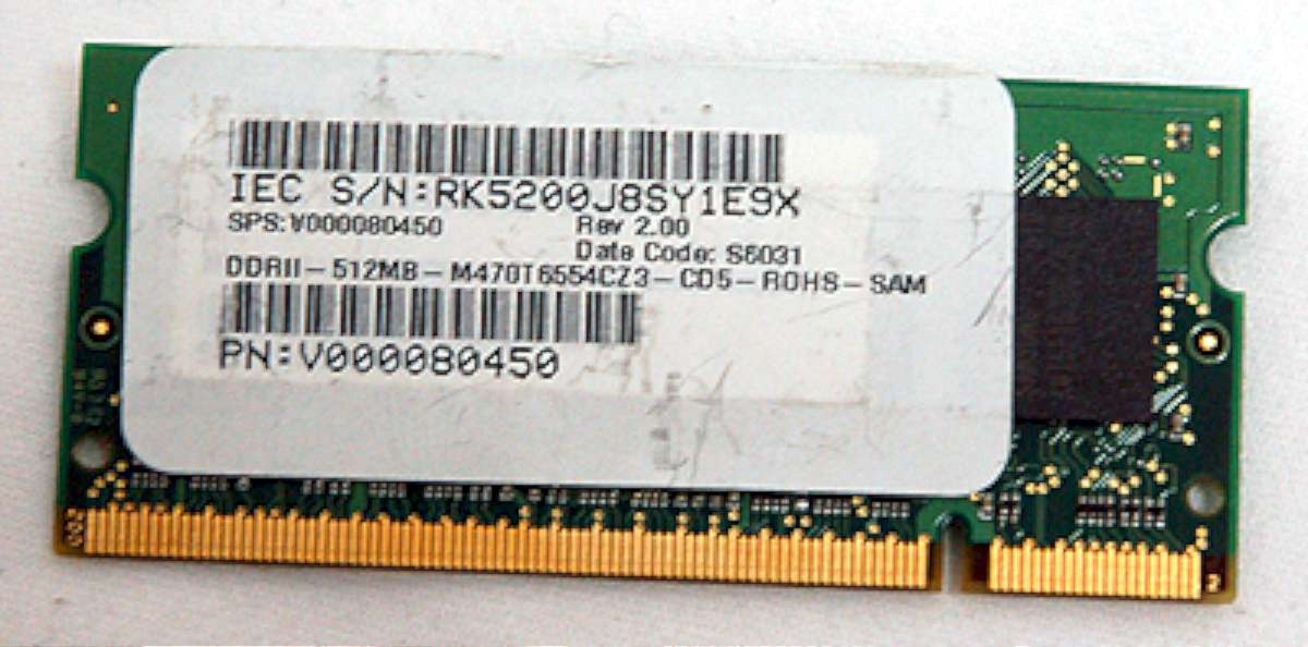 SAMSUNG Laptop 512mb DDR2 PC4200 RAM Memory Single Stick