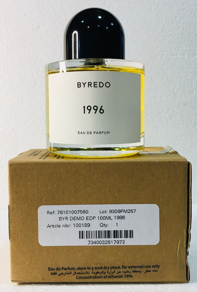 1996 Inez & Vinoodh Byredo for Unisex Eau de Parfum 100ml New in 