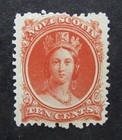 nystamps Canada Nova Scotia Stamp # 12 Mint OG NH       L10x460 — photo 1