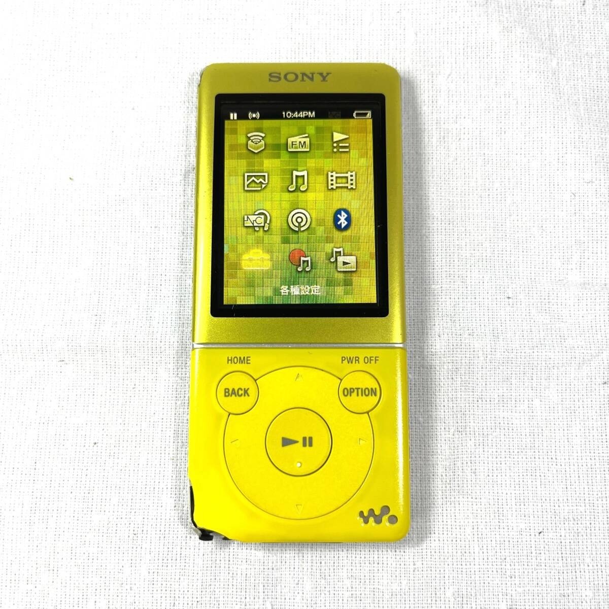 SONY ウォークマン イエロー NW-S774 SONY NW-S774 Yellow Walkman S Series 8GB Media Player used