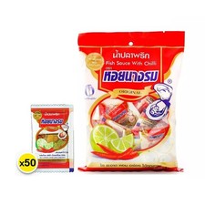 Thai Fish Sauce Mixed Chili Seasoning Original Food Spicy Salty 50 Sachets