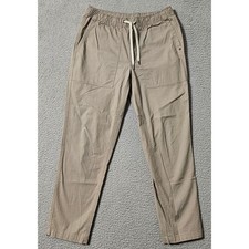 Vuori Ripstop Pants Mens Medium Khaki Tan Outdoor Travel Casual Stretch V461