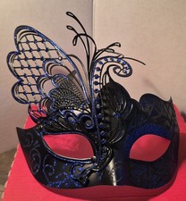 Halloween Party Masquerade Ball Mask Women Venetian Mask for Mardi...