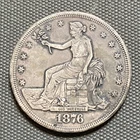 High Grade 1876 S, San Francisco Mint Trade Dollar