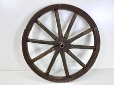 Altes antikes Wagenrad Holzrad Leiterwagen Heuwagen Deko Landhaus Shabby #9738