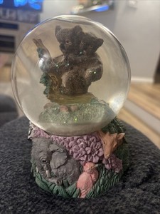Vintage 5.5’’ Musical Snow Globe Koala Wild Animals Dept 03