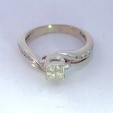 Lady's Diamond Wedding Set 16 Diamonds .50 Carat T.W. 10K White Gold MI1063303 