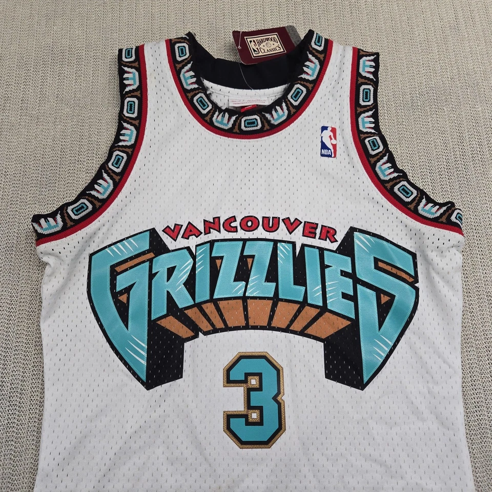 Camiseta deportiva de los Vancouver Grizzlies para hombre pequeña Mitchell & Ness Shareef Abdur-Rahim #3 Foto 3 de 4