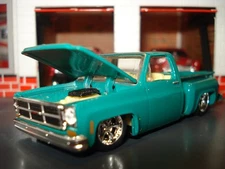 1976 GMC SIERRA GRANDE 15 PICKUP TRUCK LIMITED EDITION EDITION 1/64 LOW GREEN