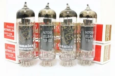 GENALEX GOLD LION EL84 Matched Quad 4 Vacuum Tubes