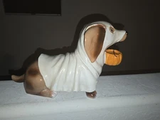 Halloween Dachshund Ghost Sheet Dog Mummy  Pumpkin Resin Figurine NEW