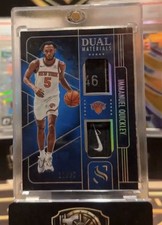 2024-25 Panini Silhouette Immanuel Quickley Dual Laundry Tag Patch NIKE  #/25