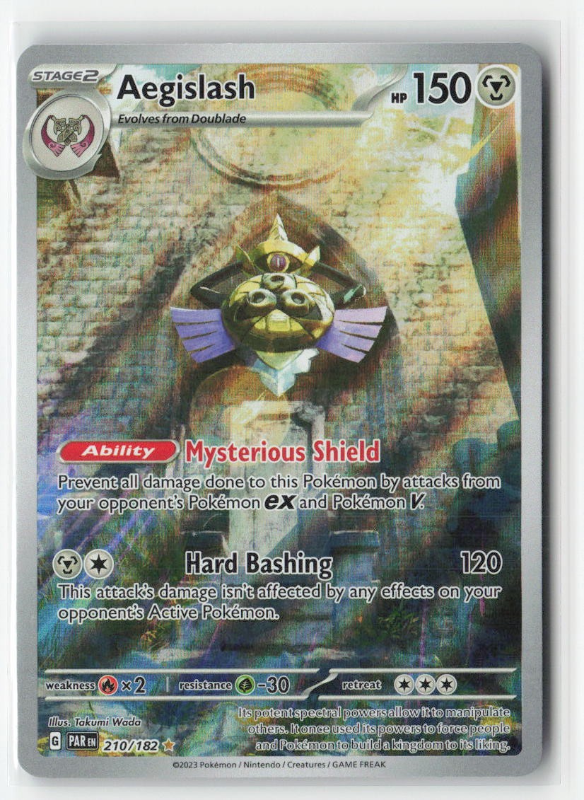 Aegislash SV04: Paradox Rift 210/182 Illustration Rare Holofoil NM