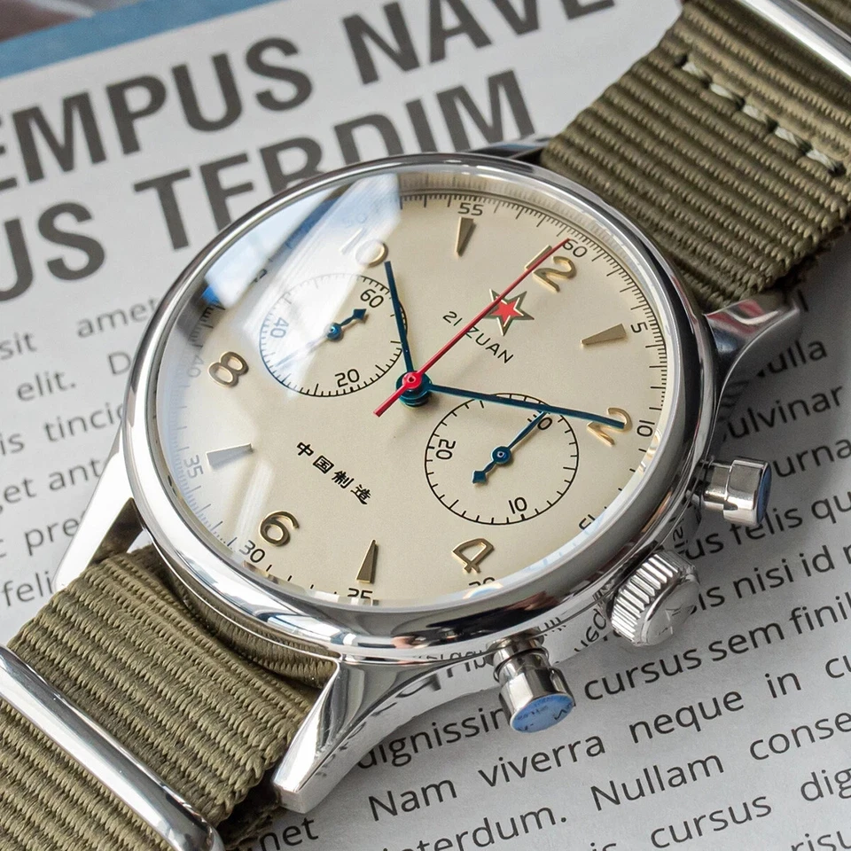 SEAGULL 1963 40mm 2024 Sapphire Upgrade Mechanical Chronograph watch SU1963S40 - Image 2 of 4