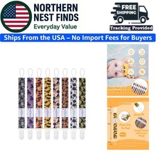 8-Pack Unisex Halloween Pacifier Clips for Boys  Girls - Secure  Adorable