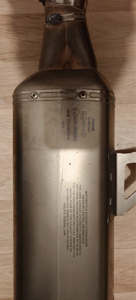 silencieux akrapovic bmw r1200gs - Photo 4/4