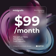 Free Web Design, only pay for hosting, maintenance, support, best seller online