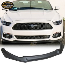 Fits 15-17 Ford Mustang Front Bumper Lip Spoiler Splitter Pp